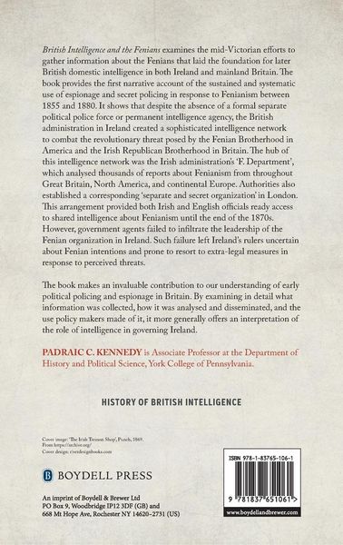 Produktbild: British Intelligence and the Fenians, 1855-1880