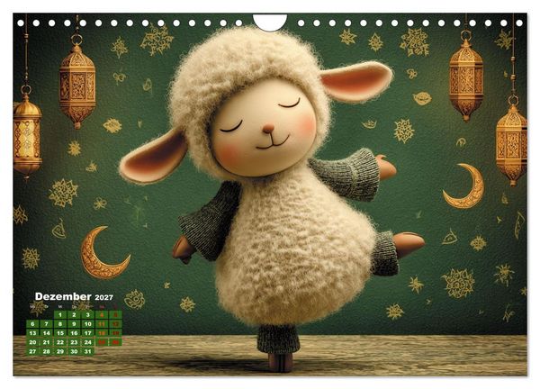 Produktbild: Vom Gl&uuml;ck ein Schaf zu sein (Wandkalender 2027 DIN A4 quer), CALVENDO Monatskalender