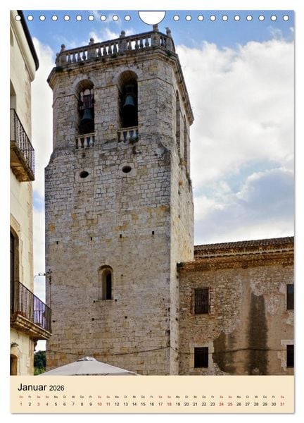 Produktbild: Besal&uacute; - Mittelalter im Hinterland der Costa Brava (Wandkalender 2026 DIN A4 hoch), CALVENDO Monatskalender