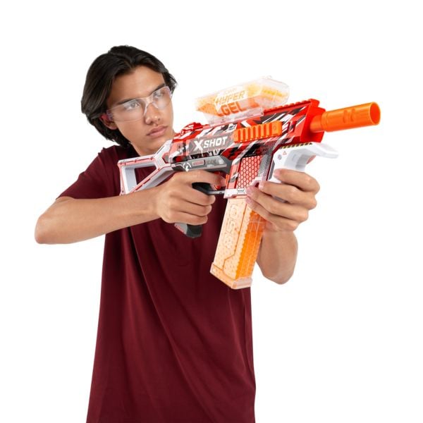 Produktbild: ZURU XSHOT - Hyper Gel Trace Fire Blaster mit Gel-Kugeln