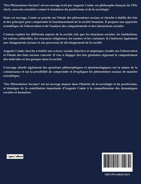 Produktbild: Des Ph&eacute;nom&egrave;nes Sociaux
