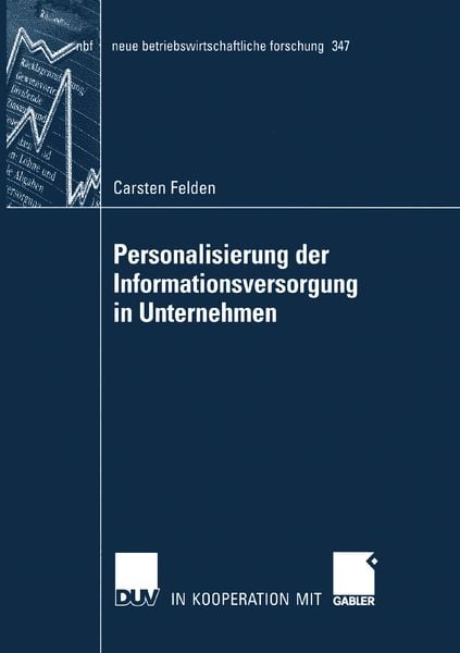 Produktbild: Personalisierung der Informationsversorgung in Unternehmen