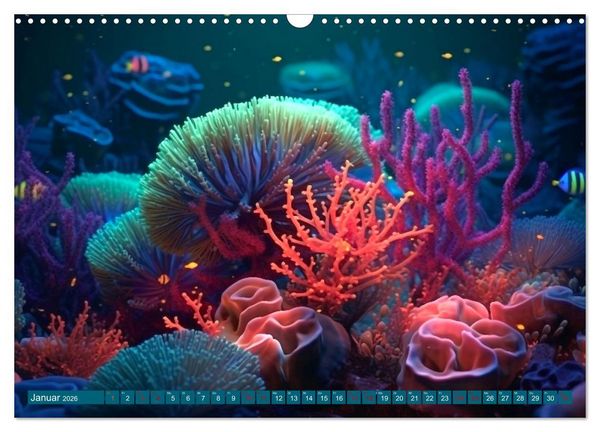 Produktbild: Fantasie bei die Fische! (Wandkalender 2026 DIN A3 quer), CALVENDO Monatskalender