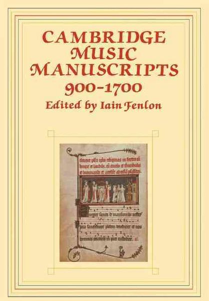 Produktbild: Cambridge Music Manuscripts, 900 1700