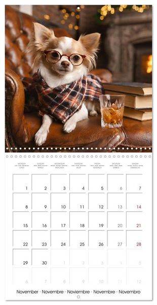 Produktbild: Chilling Chihuahuas (Wall Calendar 2027 12 &times; 12 Inch) CALVENDO 12 Month Wall Calendar