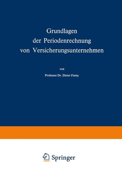 Produktbild: Grundlagen der Periodenrechnung von Versicherungsunternehmen