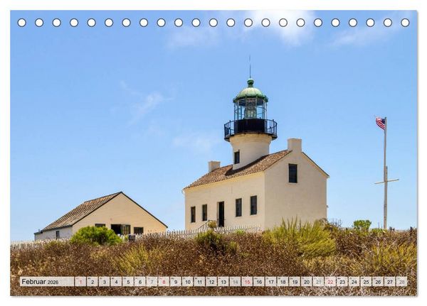 Produktbild: SAN DIEGO Idylle und urbane Impressionen (Tischkalender 2026 DIN A5 quer), CALVENDO Monatskalender