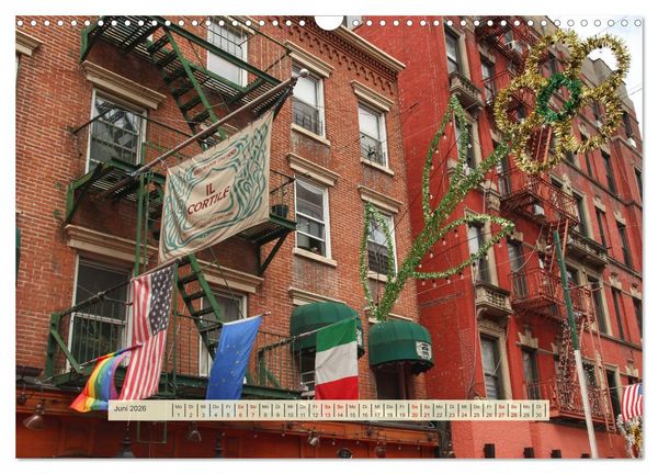 Produktbild: Streets of New York - Zu Fu&szlig; durch die Metropole der Superlative (Wandkalender 2026 DIN A3 quer), CALVENDO Monatskalender