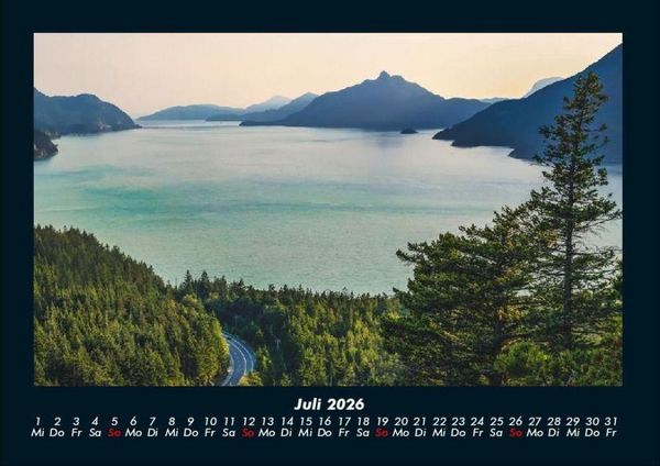 Produktbild: Landschaftskalender 2026 Fotokalender DIN A4