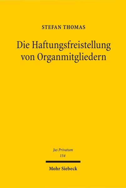 Produktbild: Die Haftungsfreistellung von Organmitgliedern