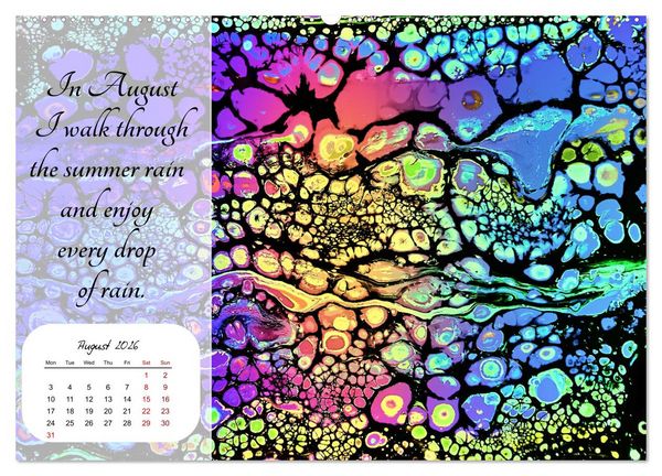 Produktbild: Your year filled with mindfulness (Wall Calendar 2026 DIN A2 landscape), CALVENDO 12 Month Wall Calendar