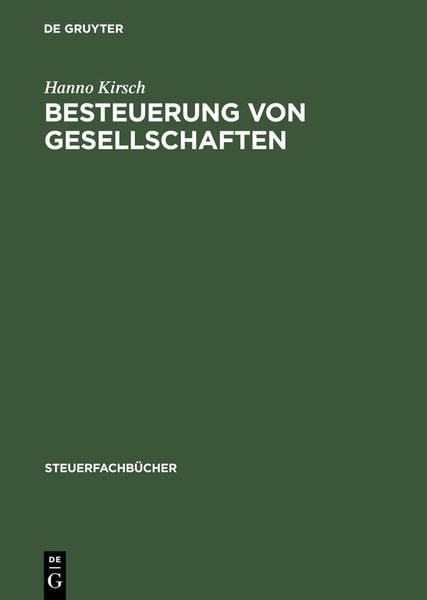 Produktbild: Besteuerung von Gesellschaften