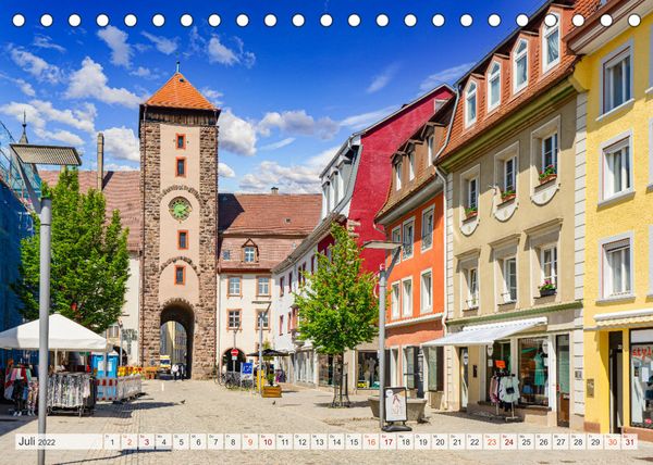 Produktbild: Villingen-Schwenningen Stadtansichten (Tischkalender 2022 DIN A5 quer)