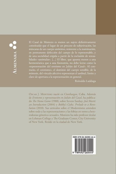 Produktbild: Erotismo y representaci&oacute;n en Juli&aacute;n del Casal