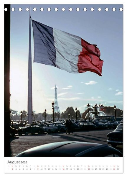 Produktbild: Paris, damals ... (Tischkalender 2026 DIN A5 hoch), CALVENDO Monatskalender