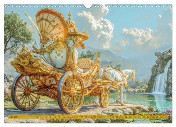 Produktbild: Kutschentr&auml;ume - Fantasiewerke (Wandkalender 2027 DIN A3 quer), CALVENDO Monatskalender
