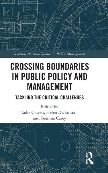 Produktbild: Crossing Boundaries in Public Policy and Management