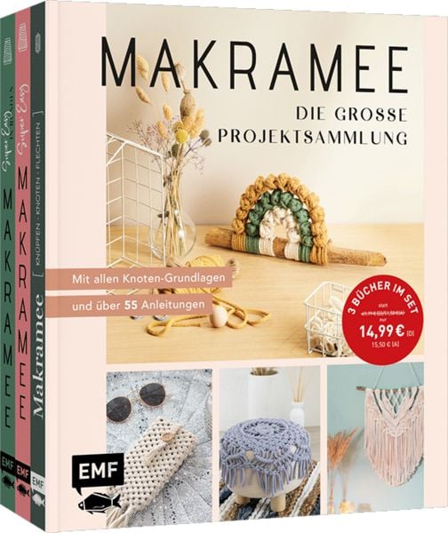 Produktbild: Makramee &ndash; Die gro&szlig;e Projektsammlung mit &uuml;ber 55 Anleitungen