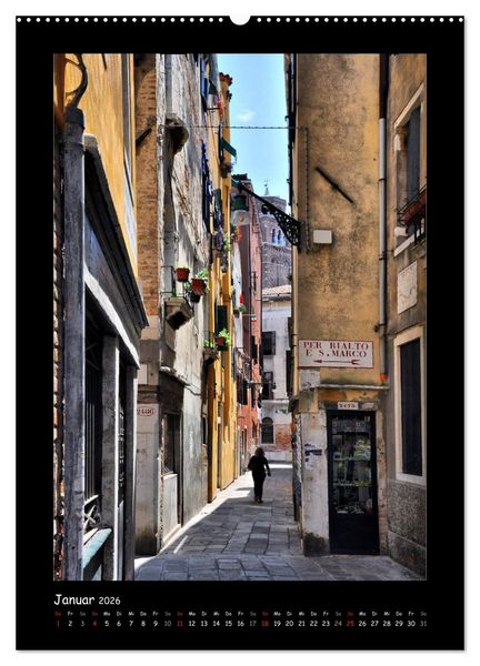 Produktbild: Venedig (hochwertiger Premium Wandkalender 2026 DIN A2 hoch), Kunstdruck in Hochglanz