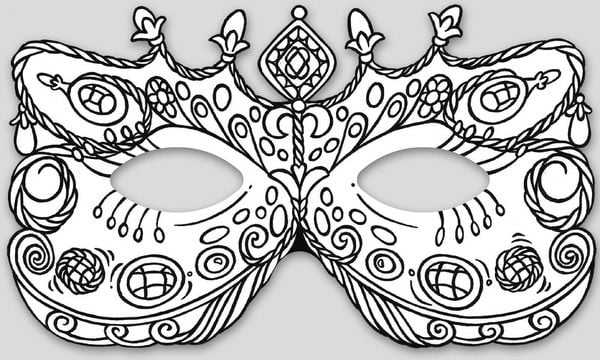 Produktbild: Feenmasken zum Ausmalen