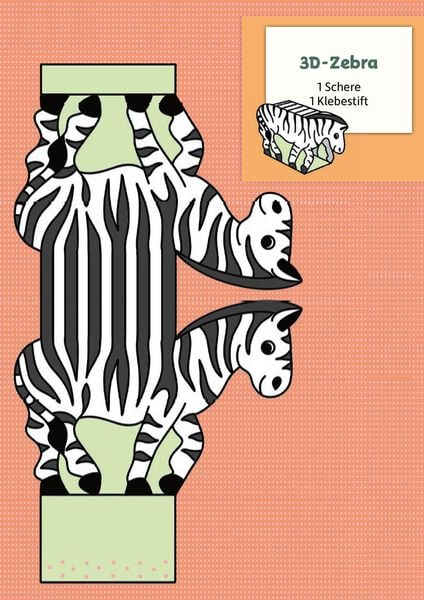 Produktbild: Lass uns basteln &ndash; Bastelbuch ab 4 Jahre &ndash; Wilde Tiere