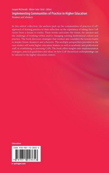 Produktbild: Implementing Communities of Practice in Higher Education