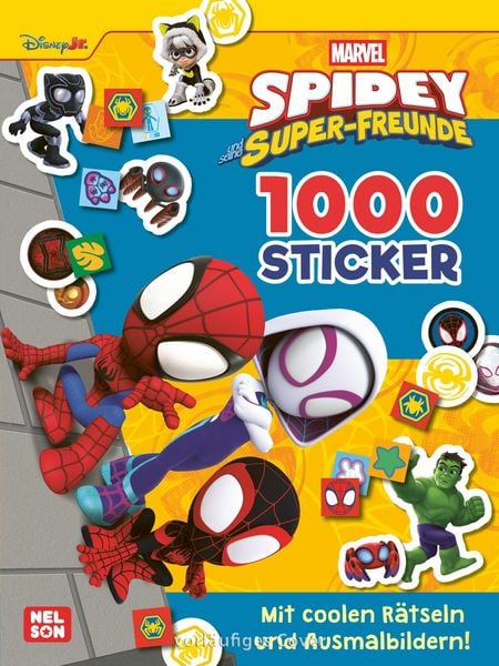 Spidey und seine Super-Freunde: 1000 Sticker, Taschenbuch von , Nelson, 978-3-8451-3163-4