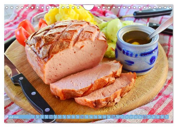 Produktbild: Brotzeit. Z&uuml;nftige Schmankerl der bayerischen Kultur (Wandkalender 2026 DIN A4 quer), CALVENDO Monatskalender