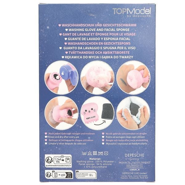 Produktbild: TOPModel Waschhandschuh & Gesichtsschwamm Set BEAUTY and ME