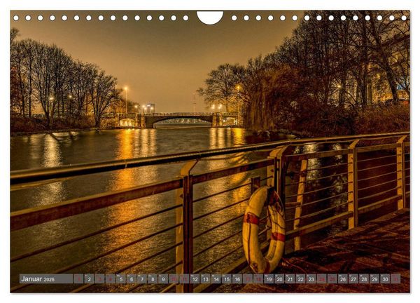 Produktbild: Hamburg City Vibes (Wandkalender 2026 DIN A4 quer), CALVENDO Monatskalender