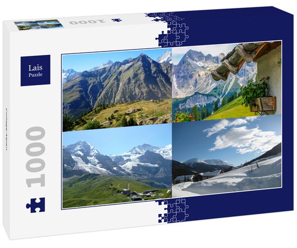 Produktbild: Lais Puzzle Collage Alpen 1000 Teile