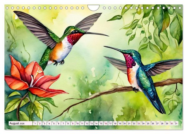 Produktbild: Schillernde Edelsteine (Wandkalender 2026 DIN A4 quer), CALVENDO Monatskalender