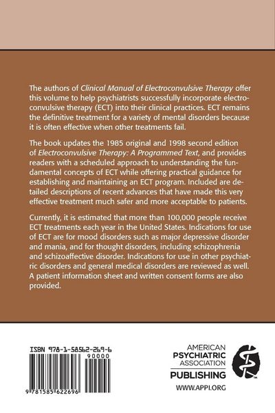 Produktbild: Clinical Manual of Electroconvulsive Therapy