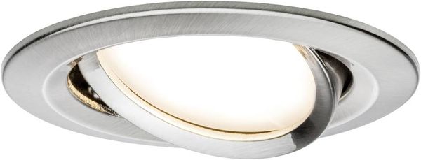 Paulmann 93877 Coin Slim LED-Einbauleuchte LED LED fest eingebaut 6W Eisen (gebürstet)