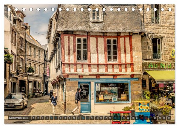 Produktbild: Bretagne zum Verlieben (Tischkalender 2026 DIN A5 quer), CALVENDO Monatskalender