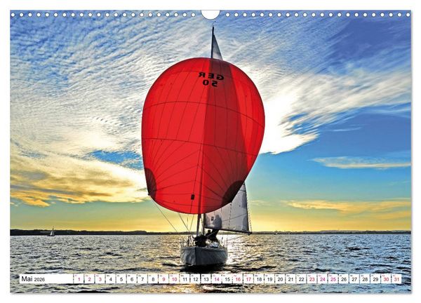 Produktbild: Leidenschaft Segeln (Wandkalender 2026 DIN A3 quer), CALVENDO Monatskalender