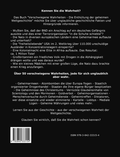 Produktbild: Verschwiegene Wahrheit
