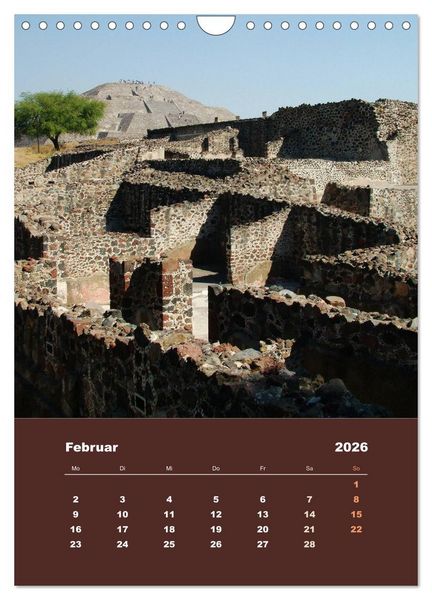 Produktbild: Klassisches Mexiko (Wandkalender 2026 DIN A4 hoch), CALVENDO Monatskalender
