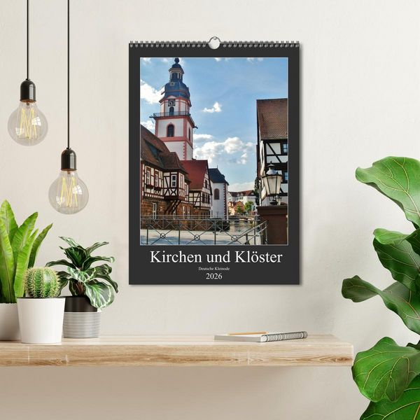 Produktbild: Kirchen und Kl&ouml;ster deutsche Kleinode (Wandkalender 2026 DIN A3 hoch), CALVENDO Monatskalender
