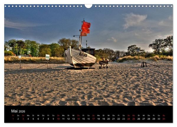 Produktbild: Impressionen von der Insel Usedom (Wandkalender 2026 DIN A3 quer), CALVENDO Monatskalender