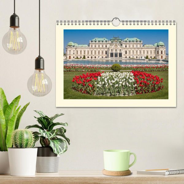 Produktbild: An der sch&ouml;nen blauen Donau - Ein Spaziergang in Wien (Wandkalender 2026 DIN A4 quer), CALVENDO Monatskalender