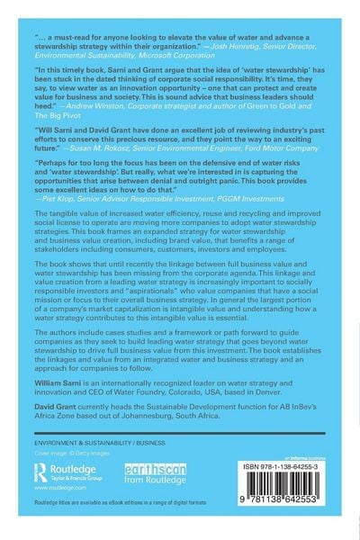 Produktbild: Water Stewardship and Business Value