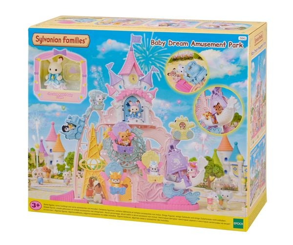 Produktbild: Sylvanian Families 5841 - Baby Dream Amusement Park, Freizeitpark Gl&uuml;ckstraum, Gro&szlig;es Spielset