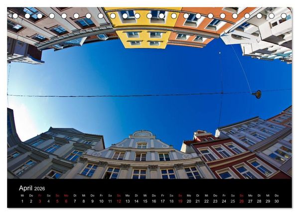 Produktbild: Unterwegs in der Hansestadt Rostock (Tischkalender 2026 DIN A5 quer), CALVENDO Monatskalender