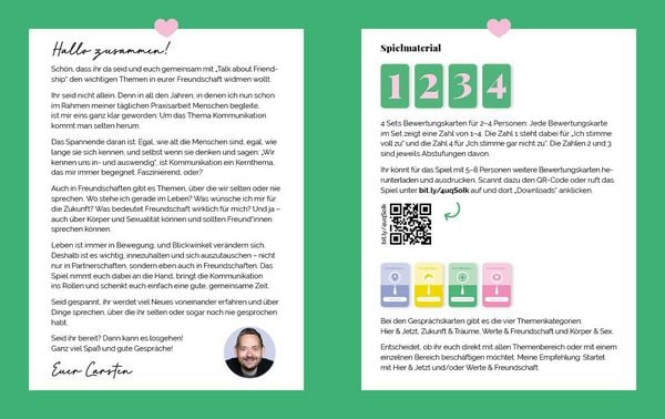 Produktbild: Kartenspiel: Talk about Friendship &ndash;&nbsp;Das Kommunikationsspiel f&uuml;r deinen Freundeskreis