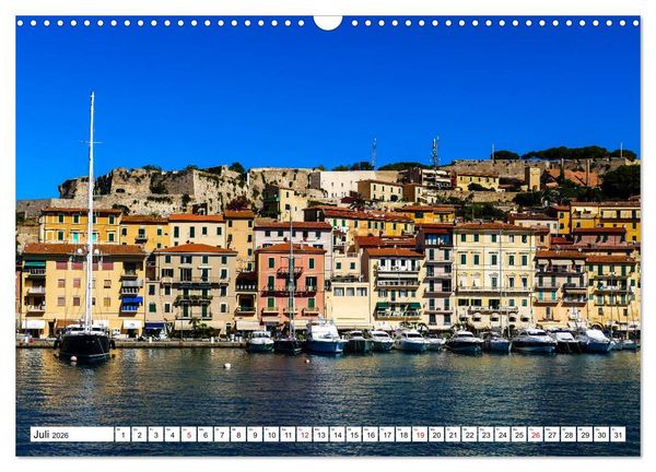 Produktbild: Impressionen aus Portoferrario - Elba (Wandkalender 2026 DIN A3 quer), CALVENDO Monatskalender