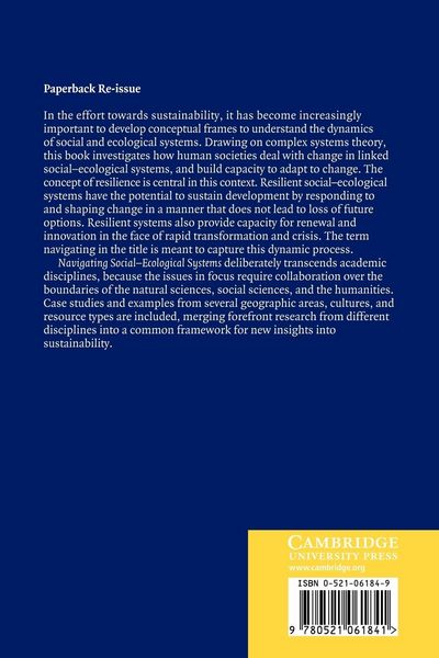 Produktbild: Navigating Social-Ecological Systems
