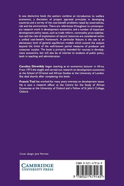 Produktbild: Principles of Cost-Benefit Analysis for Developing Countries