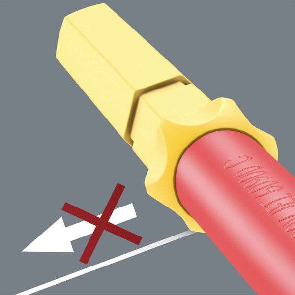 Produktbild: Wera Kraftform Kompakt VDE 60 i 0,4x2,5x157 mm TIE SB Elektriker Schlitz Wechselklinge 2.5 mm