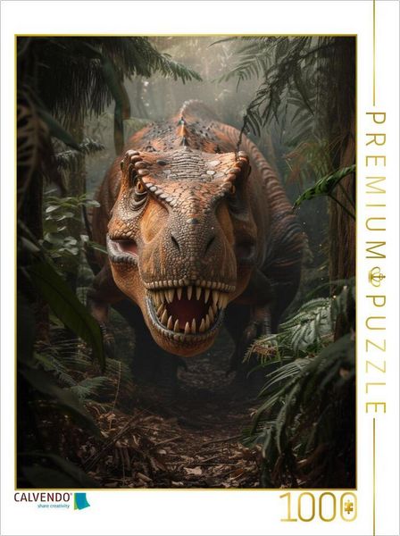 Produktbild: CALVENDO Puzzle Tyrannosaurus Rex | 1000 Teile Lege-Gr&ouml;&szlig;e 64x48cm Foto-Puzzle f&uuml;r gl&uuml;ckliche Stunden
